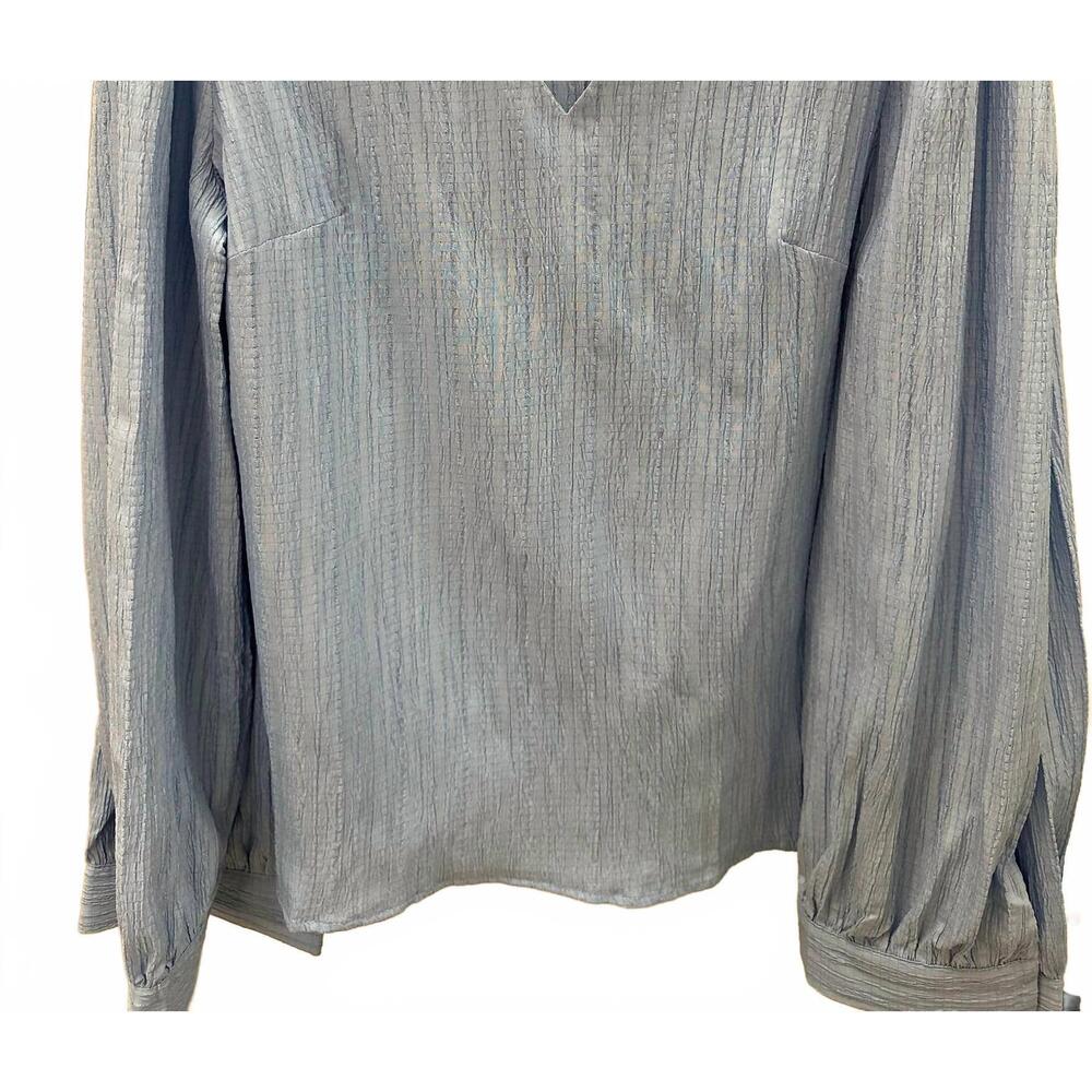 NEW SUNDAYUP women's robin textured t-shirt in blue